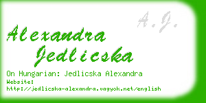 alexandra jedlicska business card